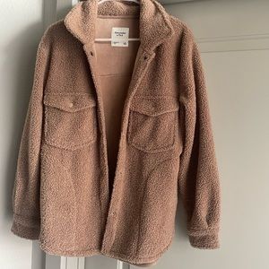 Abercrombie and Fitch Teddy Sherpa Shaket